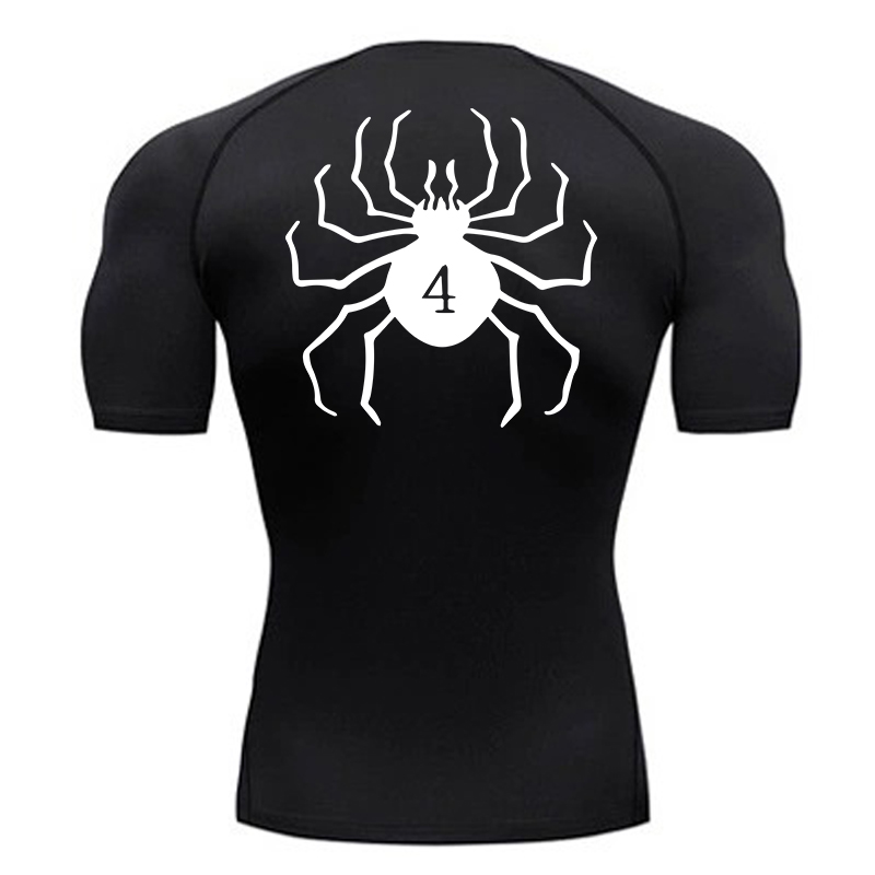 남성용 스파이더 프린트 압축 셔츠, 운동 속건성 티셔츠 - Compression Shirt Workout 리뷰 및 가격