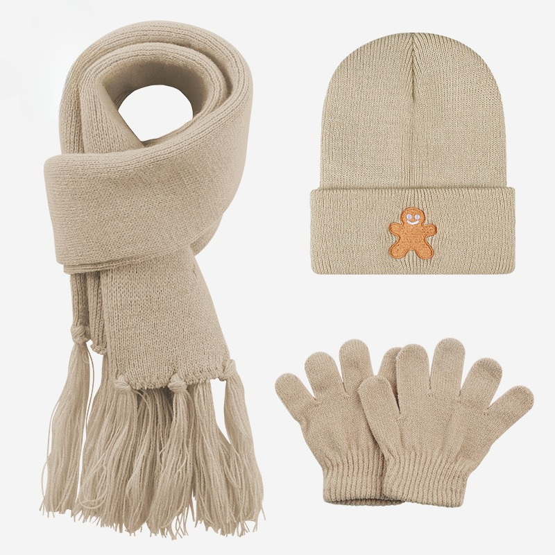 부드러운 니트 3종 세트 (모자, 목도리, 장갑) 1- - Men'S Fashion Gloves 리뷰 및 가격