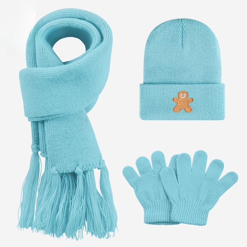 부드러운 니트 3종 세트 (모자, 목도리, 장갑) 1- - Men'S Fashion Gloves 리뷰 및 가격