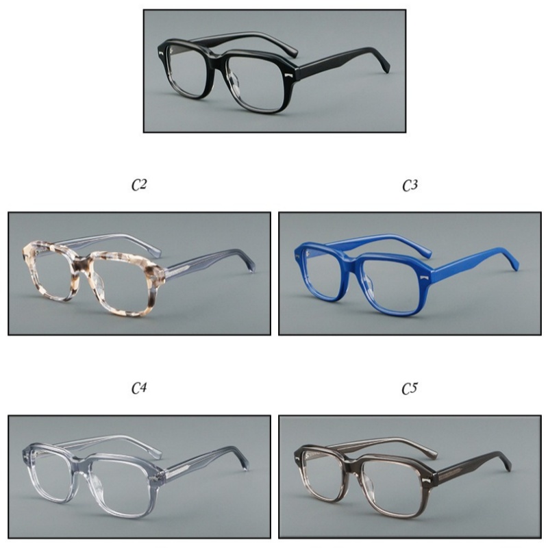 아세테이트 광학 안경테 남녀 블랙 사각 안경 패션 비처 - Men'S Fashion Non Prescription Glasses 리뷰 및 가격