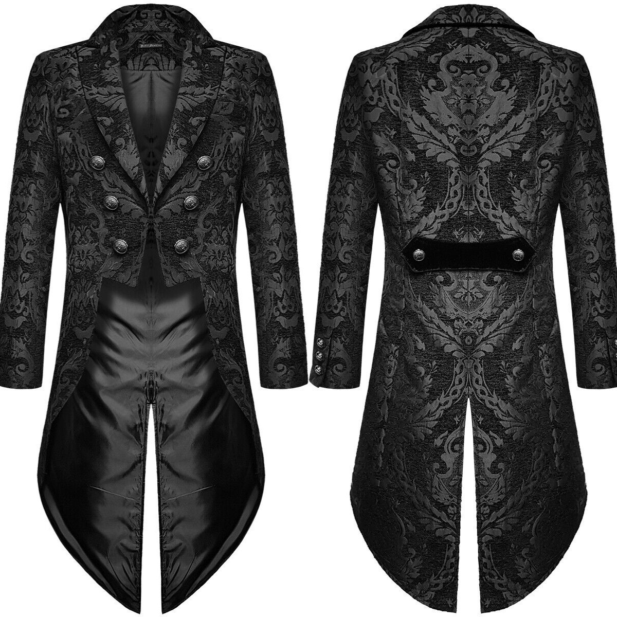 악마 패션 남자 코스프레 의상 고딕 Steampunk  - Men'S Fashion For Wedding 리뷰 및 가격