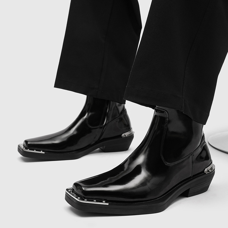 이탈리아 브랜드 디자이너 남성 패션 펑크 록 첼시 부츠 - Men'S Fashion Brand 리뷰 및 가격