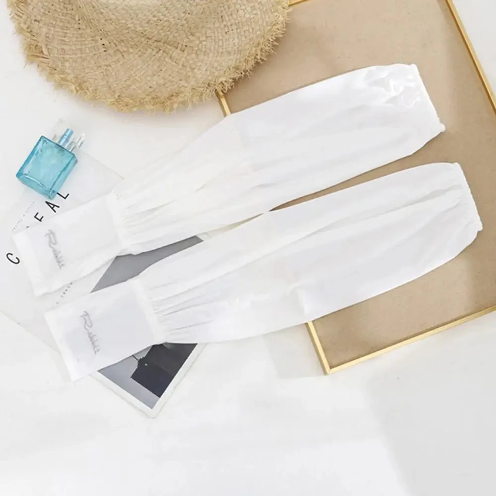 여름용 루즈핏 자외선 차단 아이스 실크 슬리브 여성용  - Men'S Fashion Gloves 리뷰 및 가격
