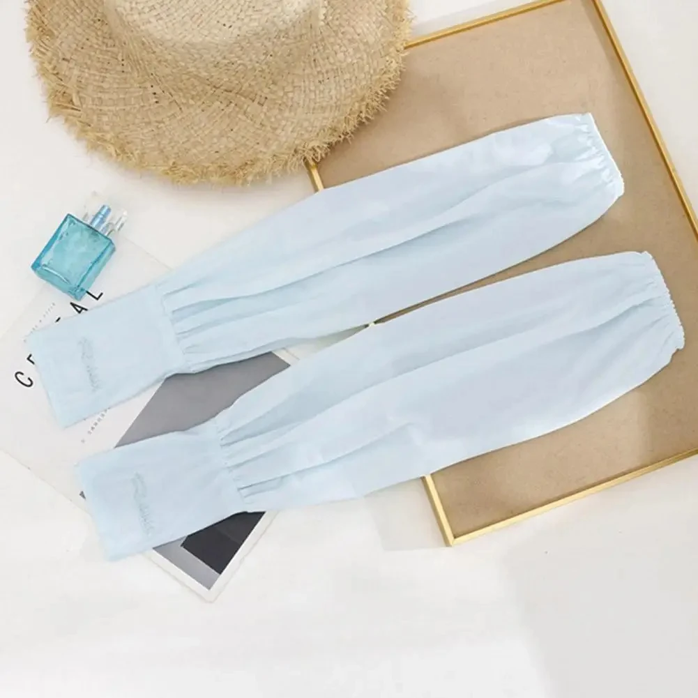 여름용 루즈핏 자외선 차단 아이스 실크 슬리브 여성용  - Men'S Fashion Gloves 리뷰 및 가격