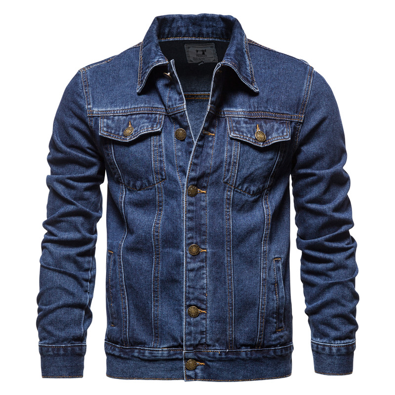 2025 가을 남성 솔리드 데님 재킷 패션 오토바이 빈 - Men'S Fashion Jeans 2025 리뷰 및 가격
