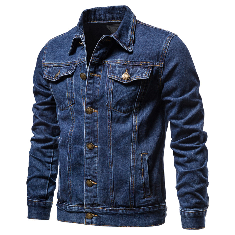 2025 가을 남성 솔리드 데님 재킷 패션 오토바이 빈 - Men'S Fashion Jeans 2025 리뷰 및 가격