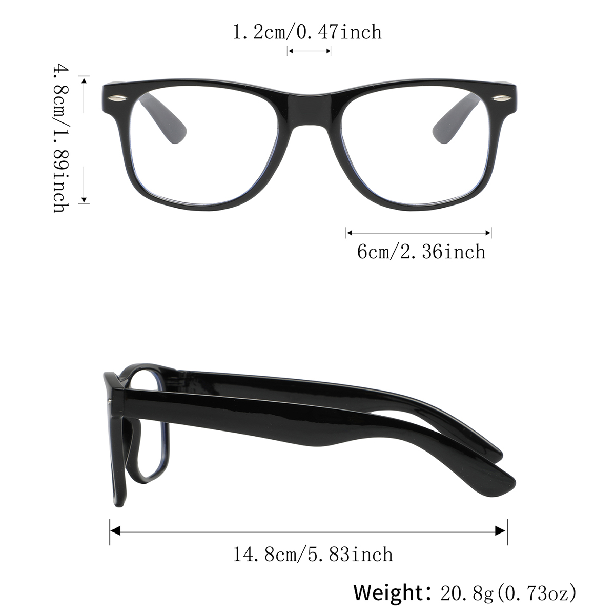 남성용 메탈 사각형 타원형 리벳 4쌍, 복고풍 개성,  - Men'S Fashion Non Prescription Glasses 리뷰 및 가격