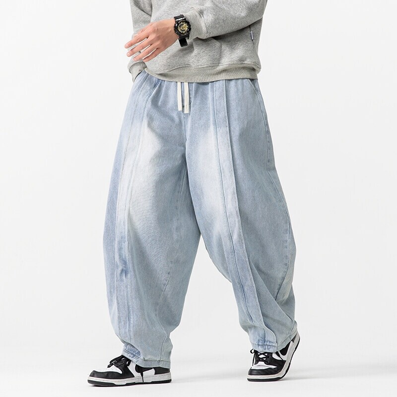 2025 새로운 빈티지 하렘 바지 남성 느슨한 힙합 데 - Men'S Fashion Jeans 2025 리뷰 및 가격