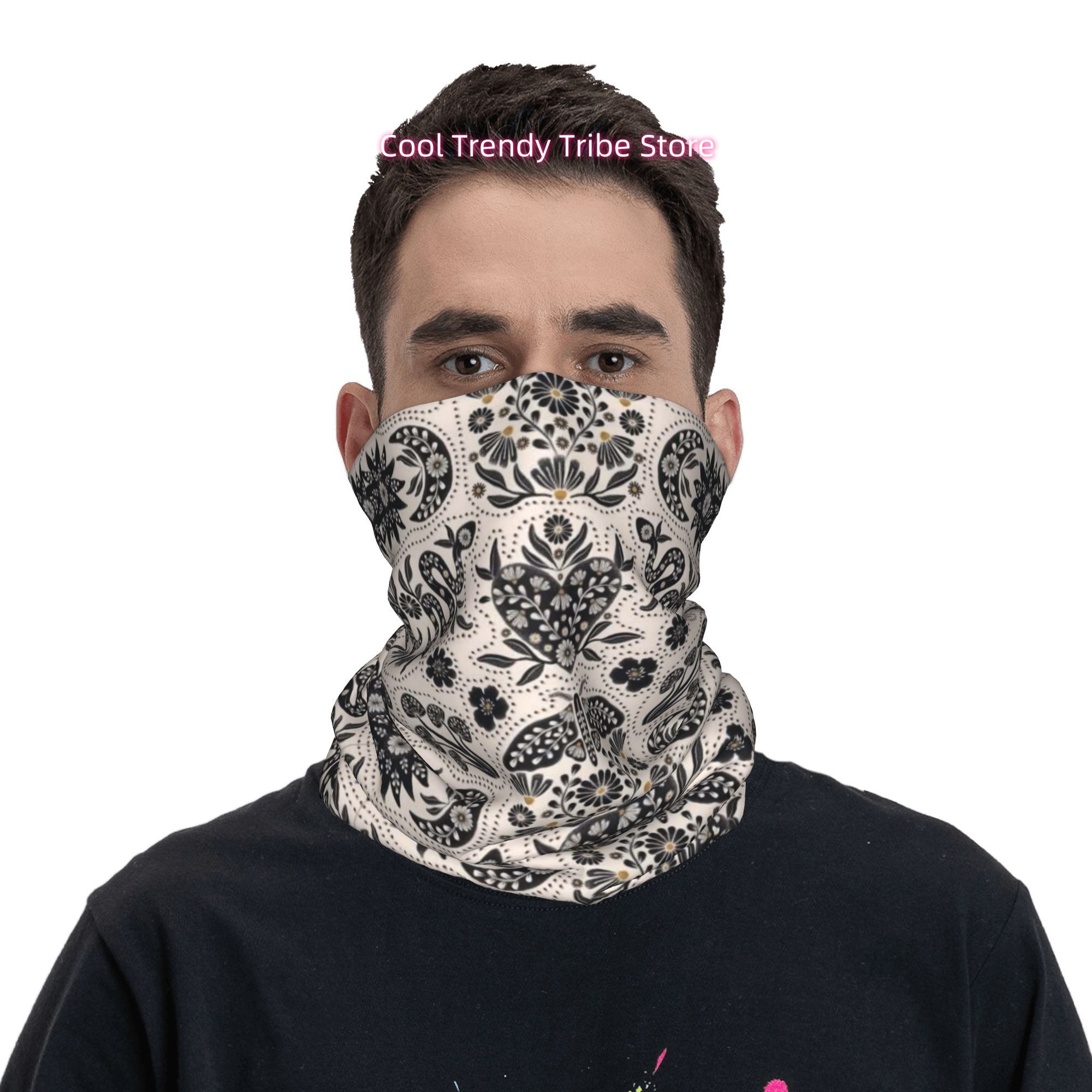 레트로 민속 스타일 식물과 동물 보헤미안 스타일 힐링  - Men'S Fashion Head Scarf 리뷰 및 가격