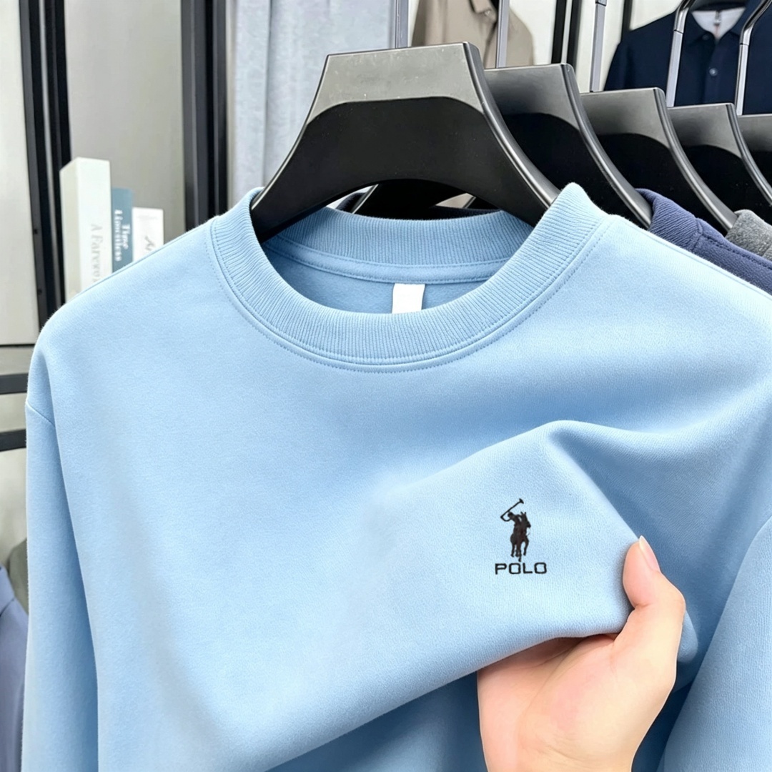 부드러운 면 소재의 고급 브랜드 남성용 긴팔 라운드넥  - Men'S Fashion Brand 리뷰 및 가격