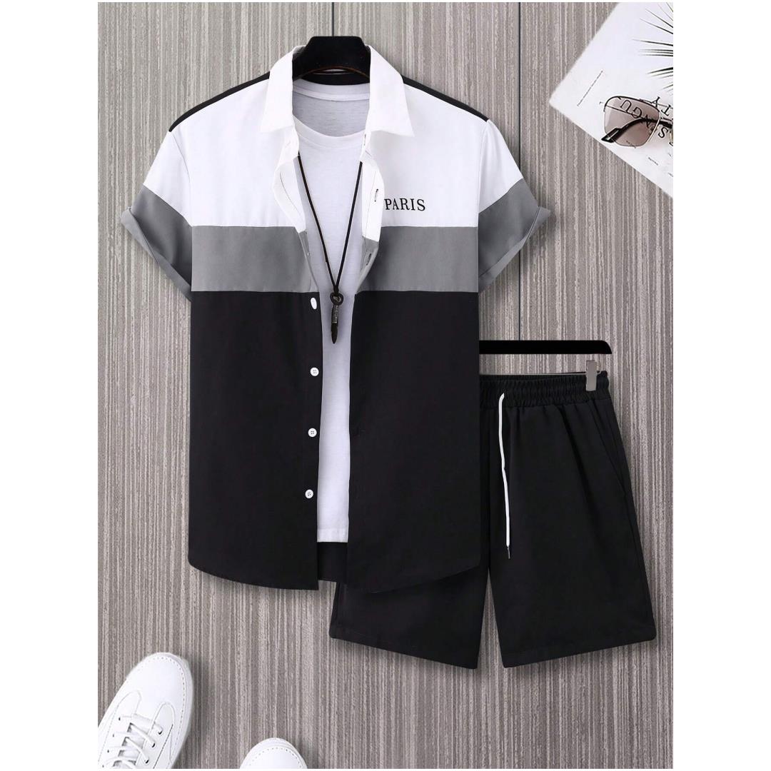 남성 패션 정장 블루 앤 화이트 패치워크 컬러 싱글 브 - Men'S Fashion Course 리뷰 및 가격