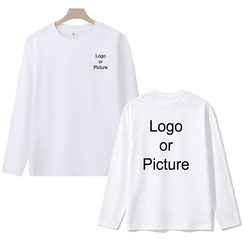 맞춤형 코튼 긴팔 티셔츠 남성 패션 개성 프린트 라운드 - Fashion Mens Shirt 리뷰 및 가격