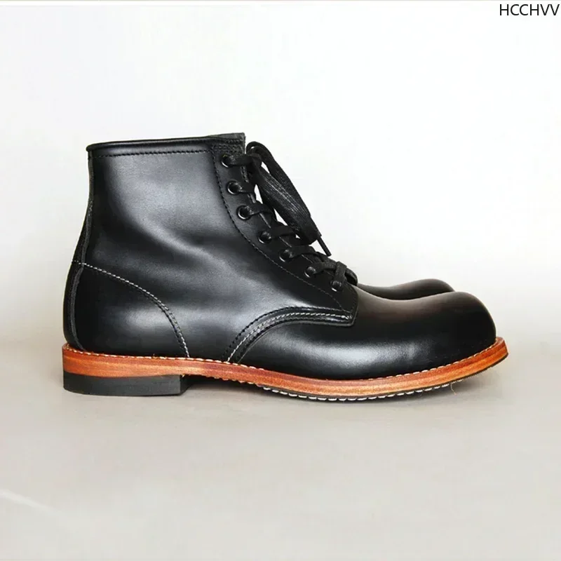 남성용 빈티지 굿이어 웰티드 정품 가죽 부츠, 수제 작 - Men'S Fashion For Wedding 리뷰 및 가격