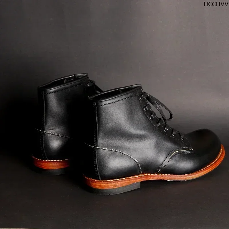 남성용 빈티지 굿이어 웰티드 정품 가죽 부츠, 수제 작 - Men'S Fashion For Wedding 리뷰 및 가격