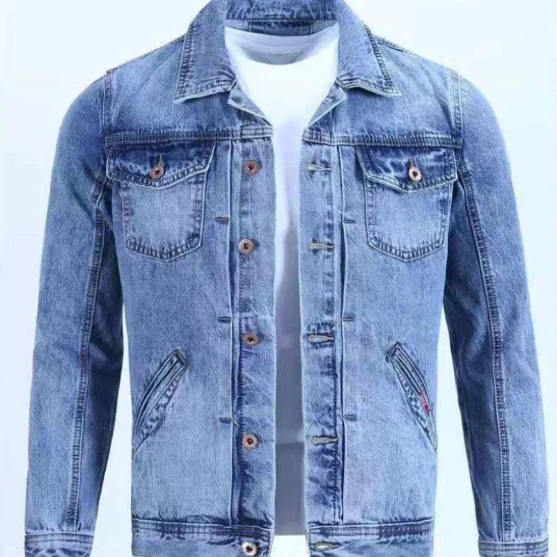 젤리타인 남성 청자켓 버튼 와이드 숄더 데님 자켓 라이 - Men'S Fashion Light Jacket 리뷰 및 가격